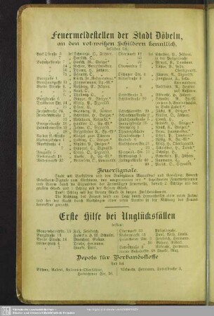 Erste Hilfe bei Unglücksfällen