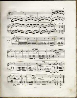 Vingt-quatre Préludes pour le Piano. Oeuvre 28. S. 7 mit Nr. 4 Largo : Vingt-quatre Préludes pour le Piano. Erstdruck; Kupferstich. Breitkopf & Härtel und Pleyel & Co., Leipzig und Paris 1839. S. 7. Dresden: SLUB Mus.5565.T.529