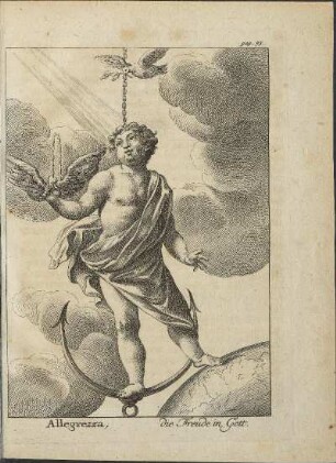 Illustration: Allegrezza, die Freude in Gott.