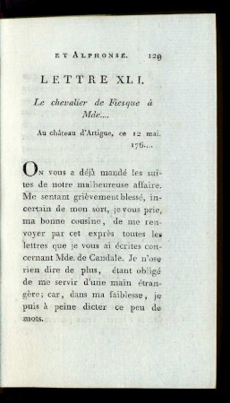 Lettre XLI.
