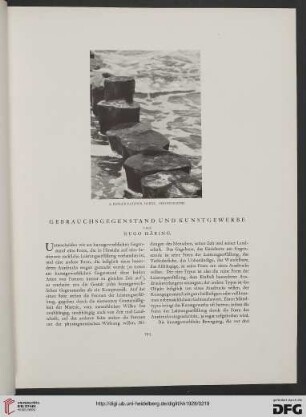 Gebrauchsgegenstand und Kunstgewerbe