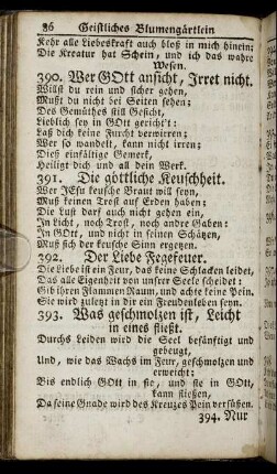 390. Wer Gott anficht, Irret nicht. - 501. Beim Aderlaßen.