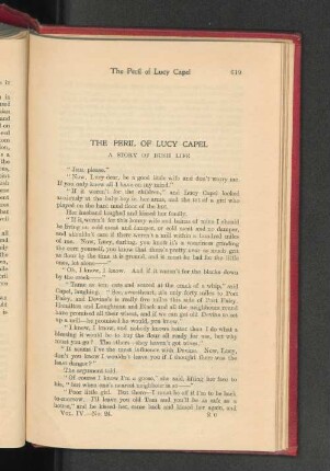 The Peril of Lucy Capel. A Story of Bush Life.