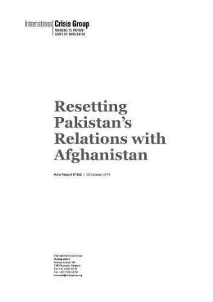 Resetting Pakistan’s relations with Afghanistan