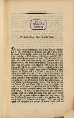Justus Möser's sämmtliche Werke, 3. Patriotische Phantasien. 3. Theil