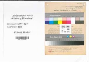 Entnazifizierung Rudolf Kotzott , geb. 06.03.1898 (Verwaltungsangestellter)