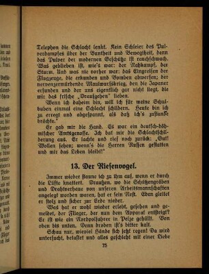 75-81, 13. Der Riesenvogel