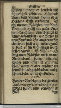 CXIX. Von der Verfolgung der From[m]en