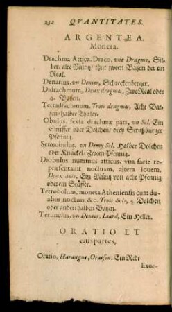 Oratio Et eius partes.
