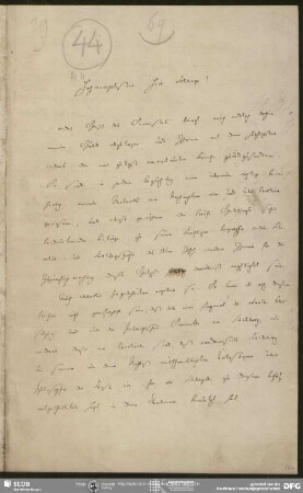 Eigenh. Brief von Georg Waitz an Eduard Böcking, Göttingen, 20.03.1861