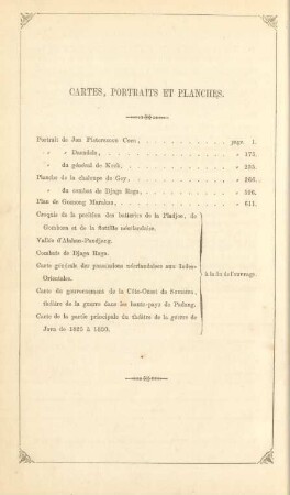 Cartes, portraites et planches