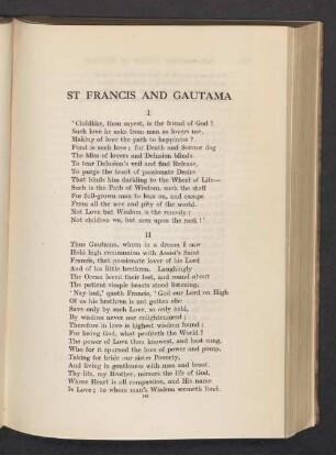St Francis and Gautama