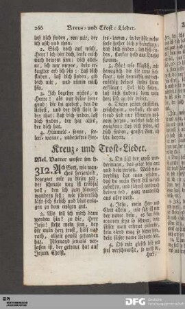 Kreuz- und Trost-Lieder