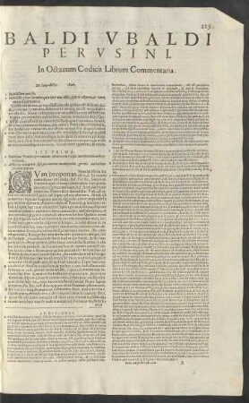In Octavum Codicis Librum Commentaria.