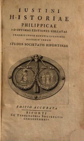 Historiae Philippicae : Ad optimas editiones collatae