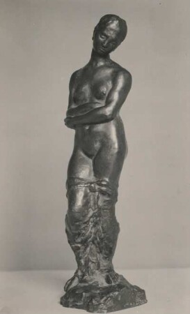 Kleine Sinnende : Lehmbruck, Wilhelm : Kleine Sinnende, Bronze, um 1910