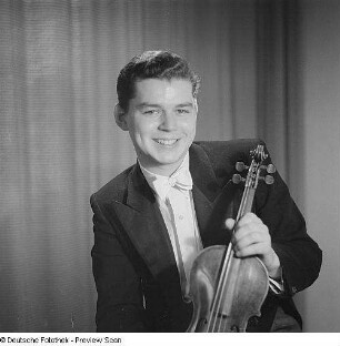 Porträt Violinist Manfred Scherzer