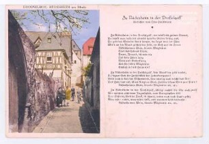 Zu Rüdesheim in der Drosselgass'