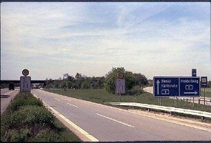 Nebenfahrbahn Nord der A6 (Heilbronn Richtung Mannheim)