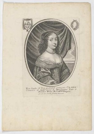 Bildnis der Claire-Clemence de Condé