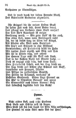 Hymne. 1759.