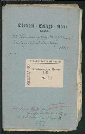 Das Gehölz des Wedinghauser Kolonen Schulte zu Wintrop
