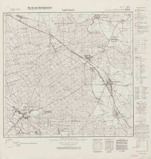 5071 (alte Nr.: 2958) Leubusch, Meßtischblatt (4 cm - Karte)