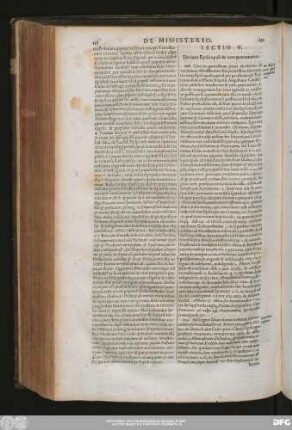 Sectio V. De iure Episcopali & iure patronatus.