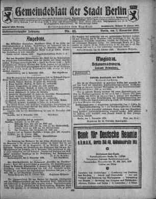 1926,45: Nr. 45, 7. November 1926