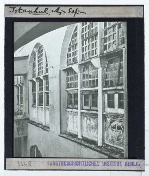 Istanbul, Hagia Sophia : Außenansicht, Fensterfüllungen