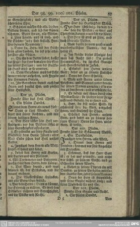 Der 99. Psalm