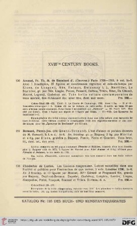 XVIII. Century Books (No. 156 - 178)