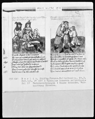 Speculum humanae salvationis — ---, Folio 22rectoBuchseite