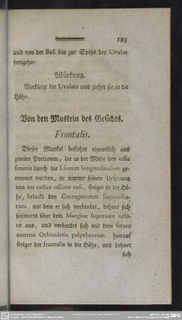 Von den Muskeln des Gesichts