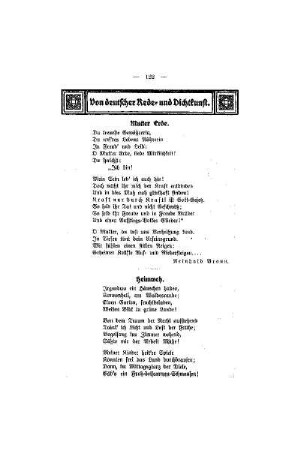Von deutscher Rede- und Dichtkunst