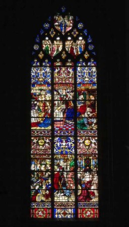 Frankreich. Haute Normandie. Seine Maritime. Rouen. Cathedrale Notre Dame. Gotik. Glasfenster