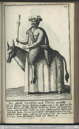 Der Gott Fanus auch Picus genanndt