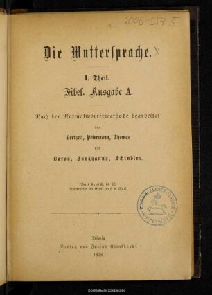 Fibel : Ausgabe A