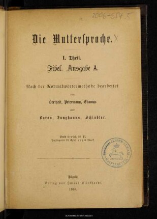 Fibel : Ausgabe A