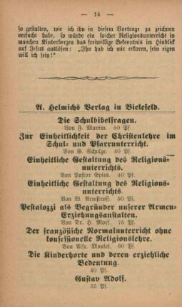 A. Helmichs Verlag in Bielefeld