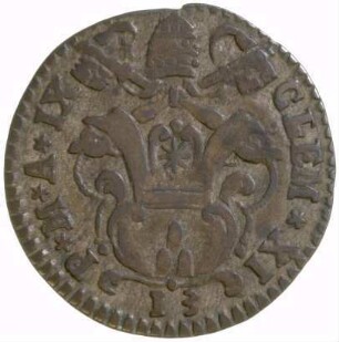 Münze, Grossetto, 1709