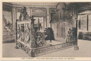 Historische Bettstelle des Grafen von Gleichen