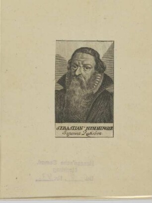 Bildnis des Sebastianus Hemmingerus