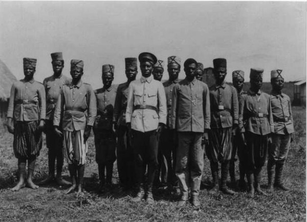 Native Askari soldier group