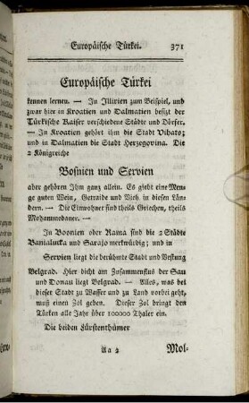 1. Von Bosnien und Servien