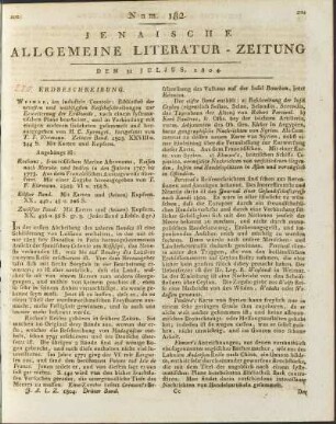 Num. 182. Den 31 Julius. 1804