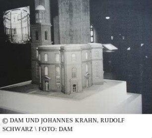 Wiederaufbau Paulskirche - Modell des Gesamtgebäudes