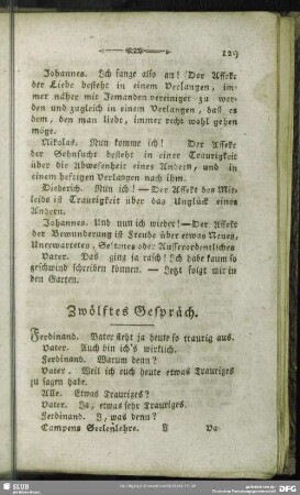 Zwölftes Gespräch