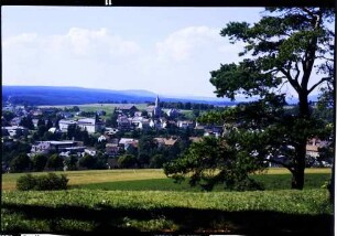 Bonndorf: Gesamtansicht auf die Stadt, von oben