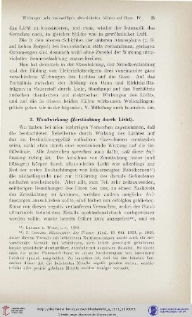 2. Wandwirkung (Zerstäubung durch Licht)